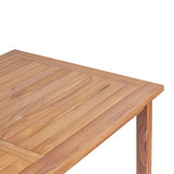 Festnight Table de Bar de Jardin Table de Jardin en Bois Table Extérieur Table de Salle à Manger Table de Terrasse 120 x 65 x 110 cm
