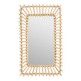 Miroir de Porte - rotin 35x58 cm - Atmosphera créateur d'intérieur