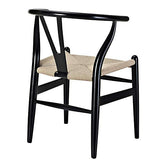 Fauteuil Simple en Osier Fait à la Main - Chaise de Salle à Manger en Bois Massif Mobilier de Restaurant Occidental Chaise de café Chaise de Cuisine et de Salle à Manger en Bois médiévale