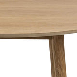 AC Design Furniture Pernille Table à Manger Ronde, Ø: 120 x 75,5 cm, Chêne, Bois, 1 pc