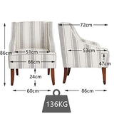 SEPNINE Fauteuil Lounge, Fauteuil Lounge en Velours, Fauteuil De Salon, Chaise TapisséE, Convient pour Le Salon, La Chambre, Le Bureau, Le Balcon.