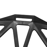 Zoternen Chaises de Salle à Manger Chaise Creuse Créatif Chaise de Café Ergonomique Chaise Jardin Décoration pour Maison Jardin Bureau Salon Café Bar, Noir