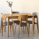 NORDICSTORY Table de salle à manger extensible France, bois massif de chêne, style nordique ou scandinave, design moderne pour salon, 4-8 personnes, 120-160 x 80 x 75 cm (chêne miel)