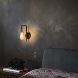 Osairous Applique Murale Vintage 2 Pack, Lampe Murale Intérieur Industrielle, Spot Mural Fer Rétro pour Chambre Couloir Bar, E27, IP20, Noir, Sans Ampoule