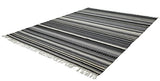 KADIMA DESIGN Gris Tapis Kilim Mon Kilim 80 x 150