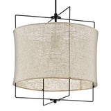 Eglo Lampe Noir Suspension 1 ampoule Ø 40 cm Noir