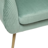 Fauteuil Solaro - Vert céladon - Velours - Atmosphera créateur d'intérieur