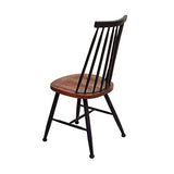 2X Chaise de Salle à Manger HWC-G69, Chaise pour la Cuisine, Style rétro, métal, gastronomie - Vintage Marron