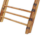 Beliani - Lot de 4 Chaises Pliantes - Trentor - en Bambou et Rotin, Marron