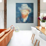 IXXI Graphic Van Gogh Petrol Pixel-Extra Large 224 x 252 cm