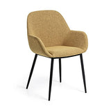 Kave Home - Chaise Konna Moutarde