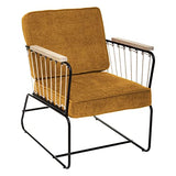 Fauteuil Anzio Ocre - Atmosphera créateur d'intérieur