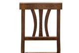 Meubles pour Tous 325 GLLE Lot de 2 chaises, Bois, Noyer, 46 x 44 x 90 cm