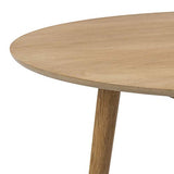 AC Design Furniture Pernille Table à Manger Ronde, Ø: 120 x 75,5 cm, Chêne, Bois, 1 pc