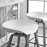 YLCJ Tabourets de Bar Chaise Repose-Pieds avec siège ABS Chaises de Salle à Manger Tabouret pour Le Petit déjeuner Cuisine Restaurant Pub | CAF; Tabouret de Bar Max. Charge 150kg Jambes de Bois