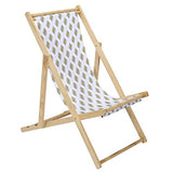 AltoBuy MILIM - Lot de 2 Chiliennes Tissu Motif Géométrique