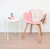 Damiware Romeo Ensemble de 2 | Chaises Tendance rétro | Chaises à Manger | Rose (Rose)