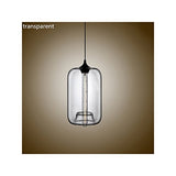 HomeLava Lustre Suspension en Verre E27 70W Lampe Abat-jour H34cm Luminaire Moderne Décoration, pour Salle,Cuisine,Salon,Chambre d'enfant (Café)