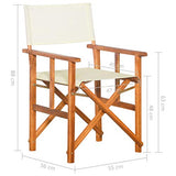 vidaXL Bois d'Acacia Massif Chaise Pliante Jardin Terrasse Patio Fauteuil