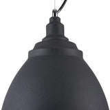 Suspension Design, 1 Lampe, Style moderne, Loft, Armature en Métal couleur noir, abat-jour fait en Métal couleur noir, 1 ampoule, excl. 1 E27 60W 220-240V