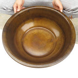 LAOJUNLU Ancien Bassin en cuivre Ancien Bassin en Laiton Pur cuivre épaississement lavabo Grill brasero Bassin de Chauffage Ornements Traditionnels Chinois
