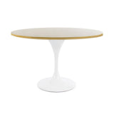Eero Saarinen Grande Circulaire Table de chêne Tulipe Style
