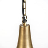 QAZQA Rétro Suspension/Lustre/Luminaire/Lumiere/Éclairage Vintage ronde Dorée - Duke C Métal Doré Rond E27 Max. 1 x 40 Watt/intérieur/Salon/Cuisine