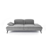Siblo Canape 2 Places - Deli 2 Collection Meubles de Salon - Confortable Canapé Convertible - Canapé 2 Places - Gris - 215x112x83 cm