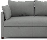BUDWING Orlando Canapé Convertible d'angle Lit Chaise Longue Coffre Réversible Droite et Gauche Gris