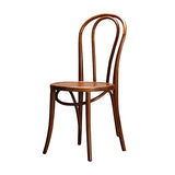 XF XYFFChaise De Salle À Manger en Bois Massif Dossier Rotin Visage Chaise Sanner