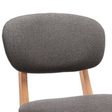 vidaXL 2X Tabourets de Bar Chaises de Comptoir Chaises de Bar Sièges de Comptoir Sièges de Bistro Tabourets de Pub Maison Intérieur Gris Clair Tissu