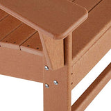TecTake 800814 Chaise de Jardin Extérieur Design Adirondack Forme Ergonomique Résistant aux Intempéries Charge Max. 120 Kg – Diverses Couleurs (Marron)