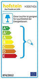 Élégante suspension Skaulo métal/tissu/plastique blanc - Plafonnier pour chambres - Séjour - Salle à manger - Culot E27