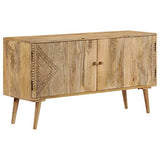vidaXL Buffet Bois de Manguier Massif Commode Armoire Rangement Table Appoint