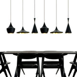 LightInTheBox Plafonnier à 3 Suspensions en Aluminium Noir Style Industriel Montage Encastré au Plafond pour Salle à manger, Chambre à coucher Eclairage de Lustres Suspendus sans Ampoule E26 / E27 Max 60W[Classe énergétique A]