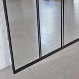 DECOCLICO - Miroir Atelier verrière XXL - Industriel - l 105 cm x H 150 cm x E 3 cm - Métal