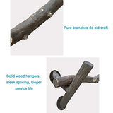 Porte manteau Porte-manteau mural rétro, Cintre de branche d'arbre en bois, Tringle à vêtements suspendue de décoration murale, Présentoir de vêtements pour magasin de vêtements/maison