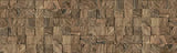 HOMN LIVING Tête de lit Mauro 200 cm, Imitation Bois, MDF avec imprimé réaliste, 200 cm (Largeur) 0,5 cm (Profondeur) 60 cm (Hauteur)