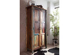 MASSIVMOEBEL24.DE Armoire - Bois Massif recyclé laqué (Multicolore) - Inspiration Ethnique - Fable #12