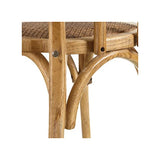 Tousmesmeubles Duo de Chaises Bois Naturel - Brett : Bois - L 42 x l 41 x H 89 cm - Neuf