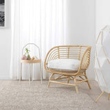 BestOnlineDeals01 BUSKBO Fauteuil en rotin 42 x 72 x 63 cm Durable et facile d'entretien Fauteuils en rotin Fauteuils et méridienne. Canapés et fauteuils Meubles Respectueux de l'environnement.
