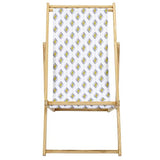 AltoBuy MILIM - Lot de 2 Chiliennes Tissu Motif Géométrique
