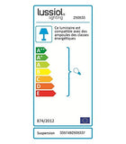 Luminaire Flore, suspension métal/rotin, 60 W, noir, ø 60 x H3 1 cm
