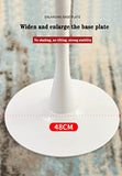 YSYJ Table Basse Moderne Panneau à Base de Bois Rond Table d'appoint Loisirs Table à Manger Style Tulipe pour Cuisine Chambre Salon(60x60x73cm, WhiteC)