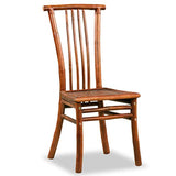 binzhoueushopping Lot de 2 chaises de Salle à Manger Chaise de Cuisine en Bambou Marron 43 x 56 x 98 cm