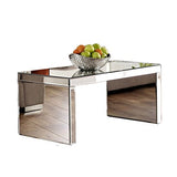Ardoise et Rose Scandi Table Basse en Miroir