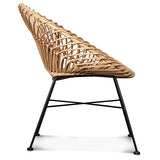 Déco en Ligne - Fauteuil Simili rotin Anna