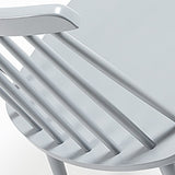 Kave Home - Chaise de Salle à Manger Tressia Gris Clair en Bois Massif de Caoutchouc