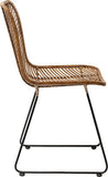 Kare Chaise, Rotin, Naturel, 54,61 x 44,45 x 85,73 cm