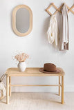SKLUM Banc en rotin et Bois Riolut Marron Naturel